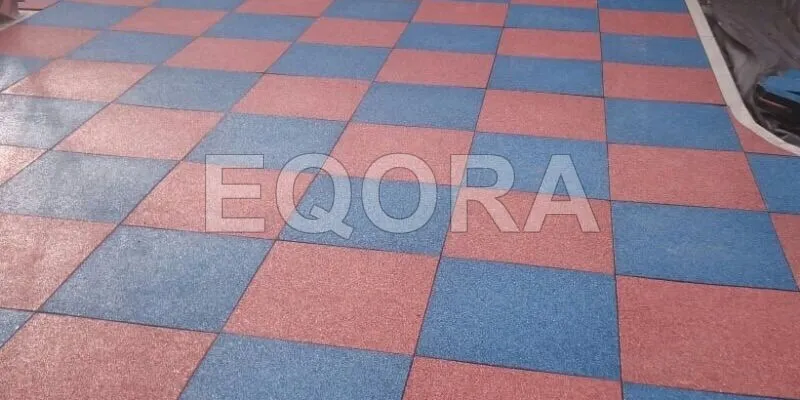 Резиновое покрытие из крошки для автосервисов в Ногинске